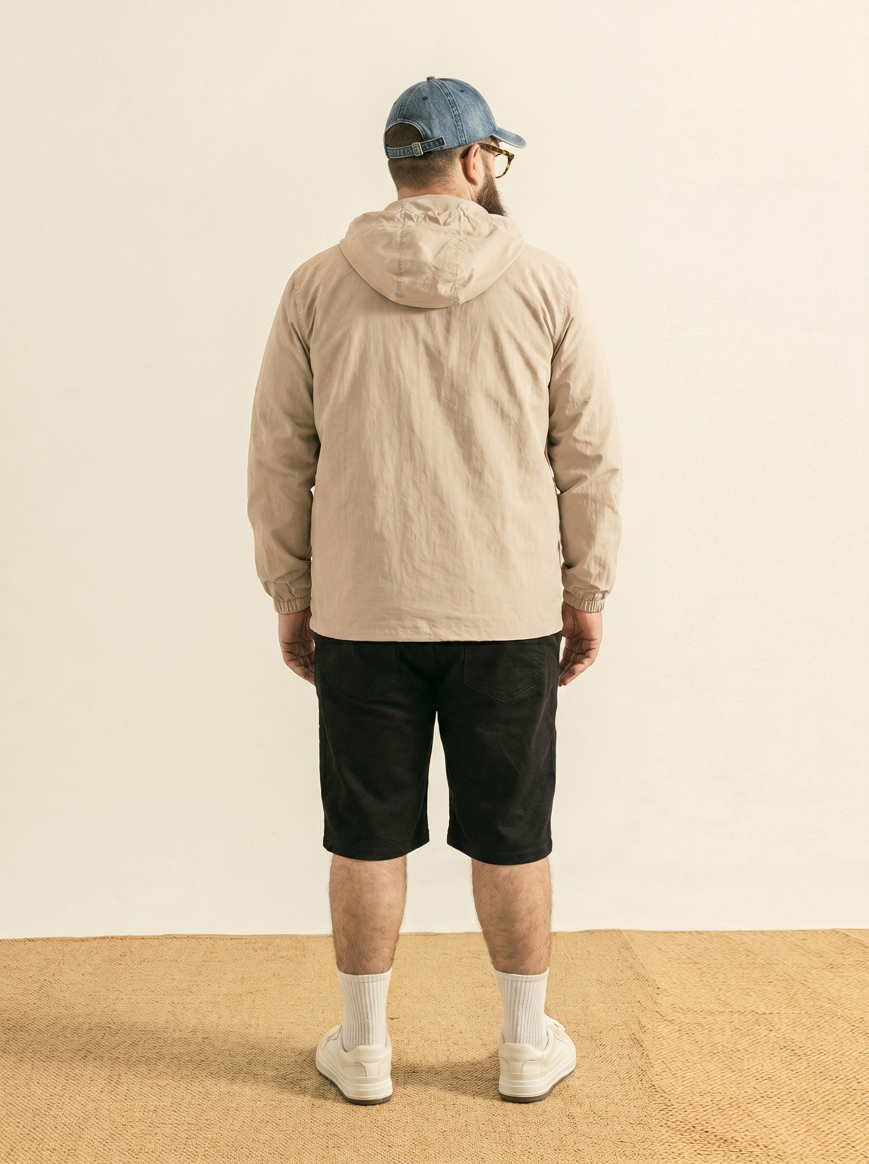 Long-sleeved hooded sun protection jacket for summer, large size, outdoor casual, thin, loose, lightweight, versatile for spring and summer