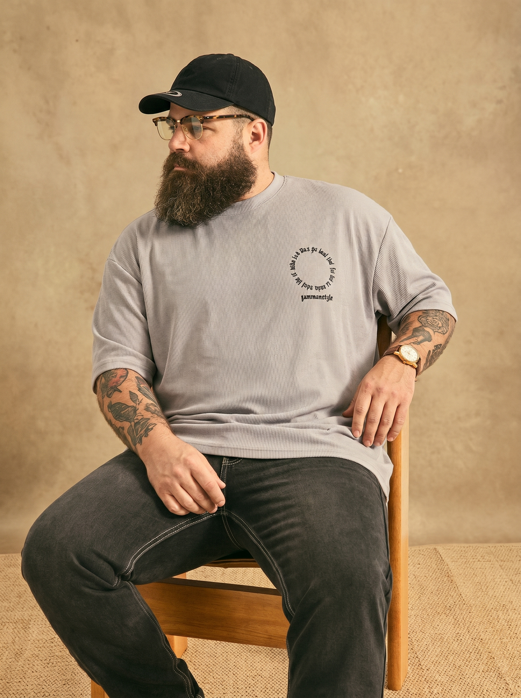 Men's Summer Relaxed Graphic Tee